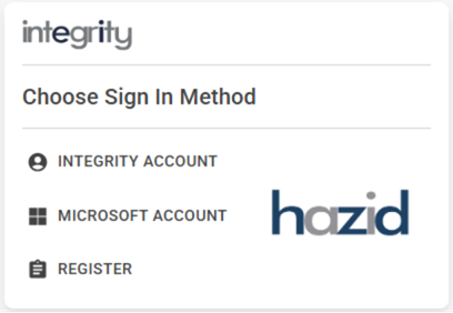 Integrity Sign In