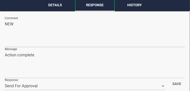 Action Manager Action Details