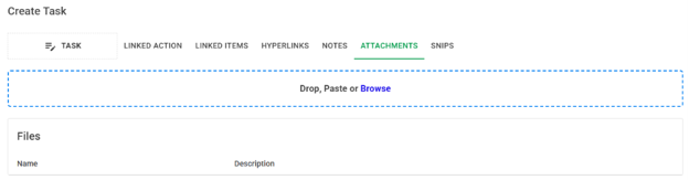 Web Action Manager Create Action Form