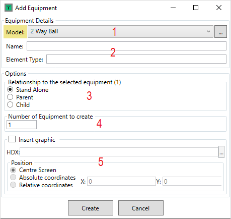Data Editor Create Equipment Panel