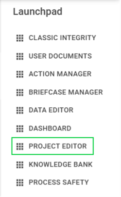 Launchpad Project Editor