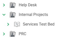 Project Hierarchy Expanded