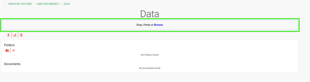 User Document Page