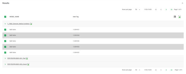 Search Page Example Reseults Tab